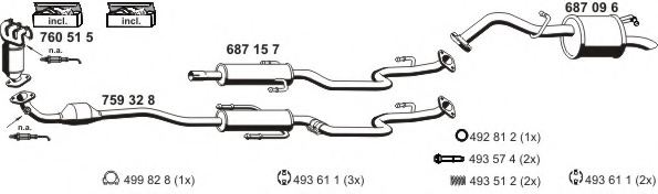 ERNST 180105 Exhaust System